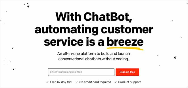 ChatBot live chat for small businesses