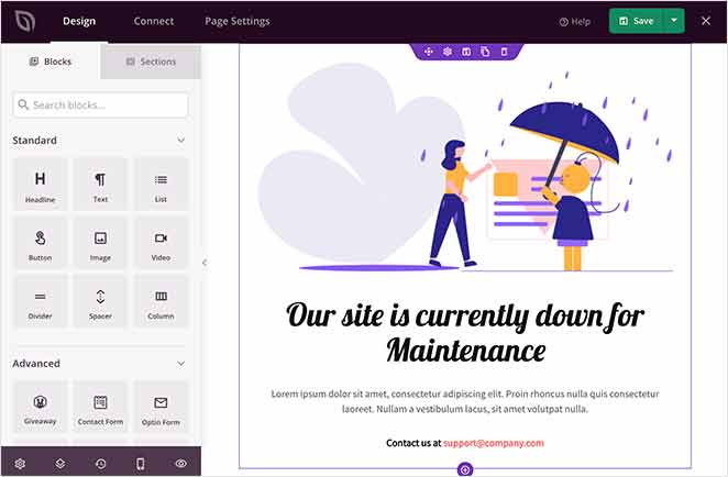 drag-and-drop-WordPress-landing-page-builder - SeedProd drag and drop WordPress page builder