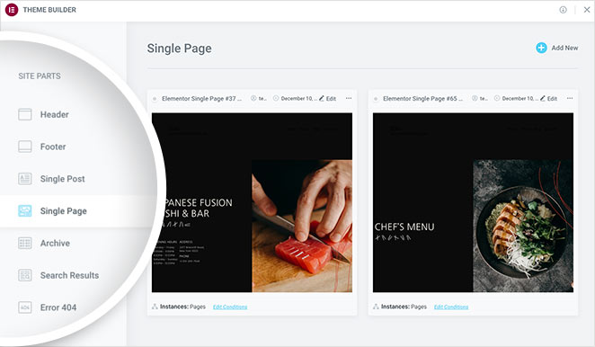 Building themes with the elementor website kits
