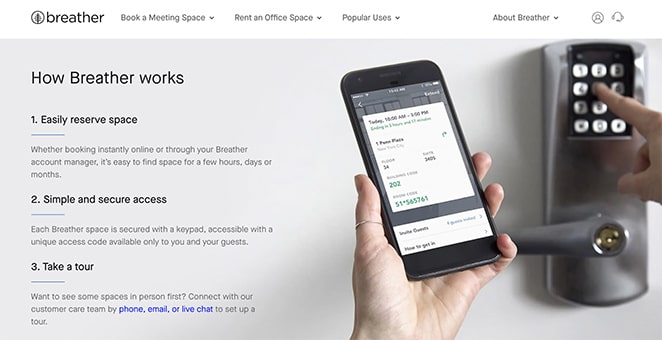 breather-landing-page-images-min - SeedProd Breather landing page images