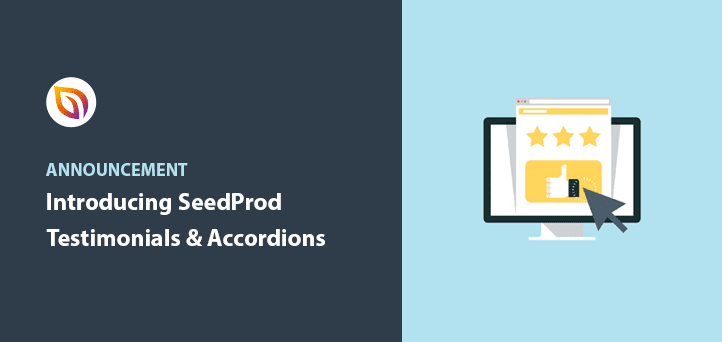 Annoncer SeedProd Testimonial et Accordion Blocks + 9 NOUVEAUX Templates