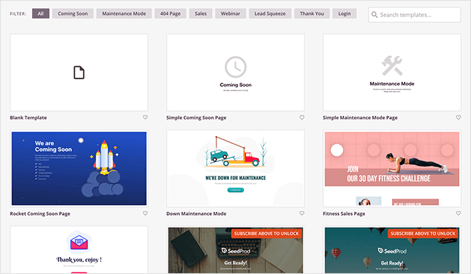 freelandingpagetemplates SeedProd Free landing page templates
