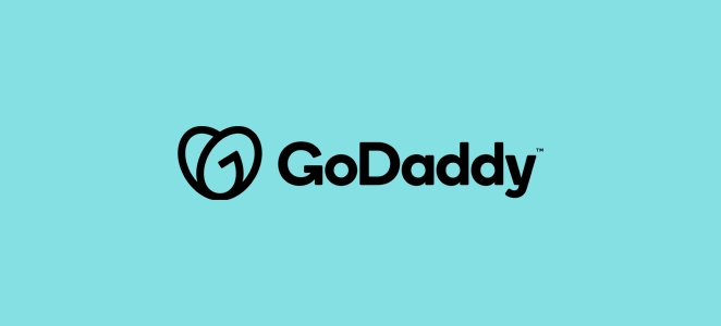 Logo de GoDaddy, le meilleur constructeur de sites web