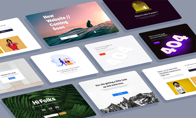 SeedProd landing page templates