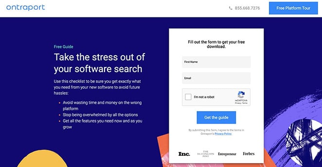 ontraport-social-media-landing-page - SeedProd Ontraport social media landing page