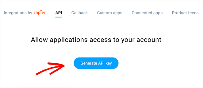Generate your GetResponse API Key