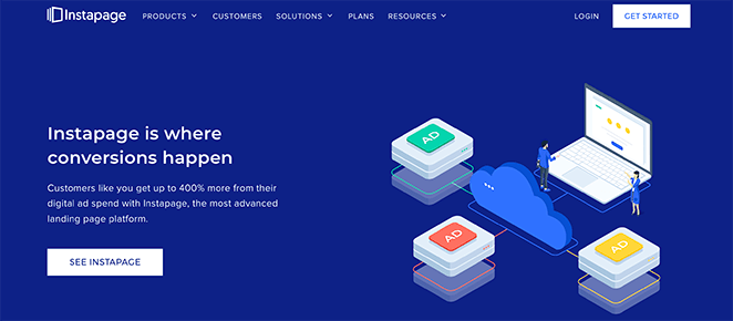 instapage - SeedProd Instapage sales funnel alternative to ClickFunnels