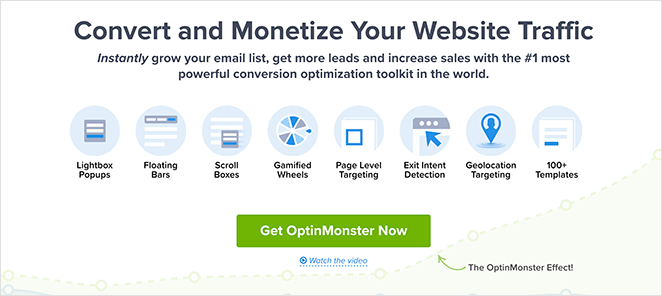 Optinmonster lead generation toolkit