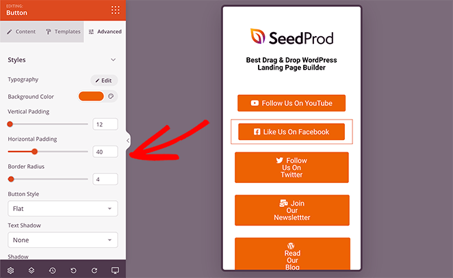 edit-mobile-version-of-landing-page - SeedProd adjust the mobile version of your landing page