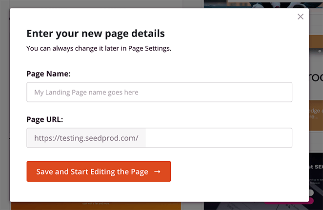 edit-landing-page - SeedProd Click save and start editing your landing page