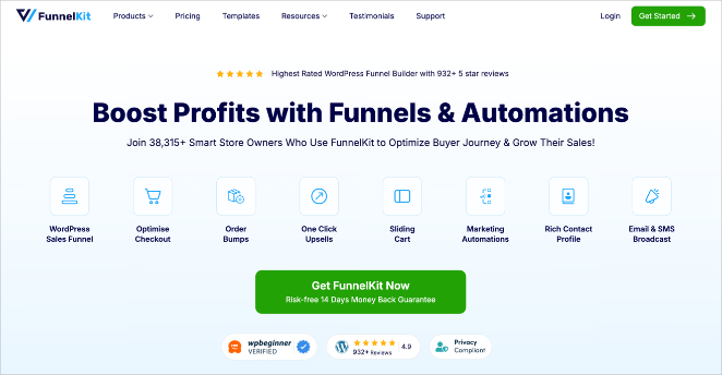 funnelkit - SeedProd FunnelKit best WordPress checkout plugin for WooCommerce