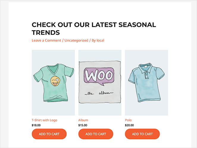 WooCommerce newest products without a plugin
