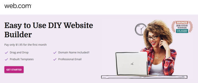 web.com best website builders option homepage
