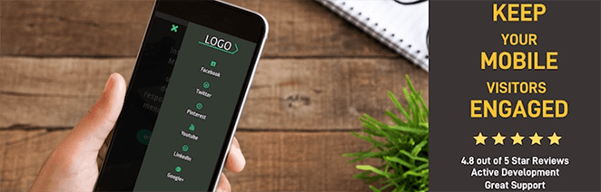 wp-mobile-menu - SeedProd WP Mobile Menu responsive menus for WordPress