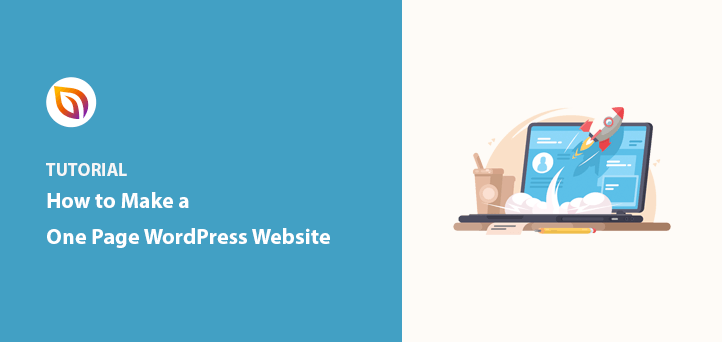 How to Make a One Page Website in WordPress (Step-by-Step)