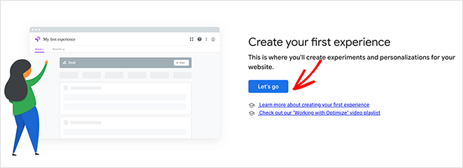 create-google-optimize-experience - SeedProd Create your first Google Optimize experience