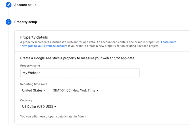 googleanalyticspropertydetails SeedProd Enter your property details for Google Analytics
