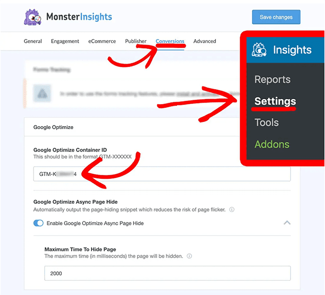 google-optimize-monsterinsights - SeedProd Install google optimize in MonsterInsights