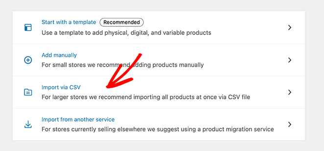 importer woocommerce-produkter via csv