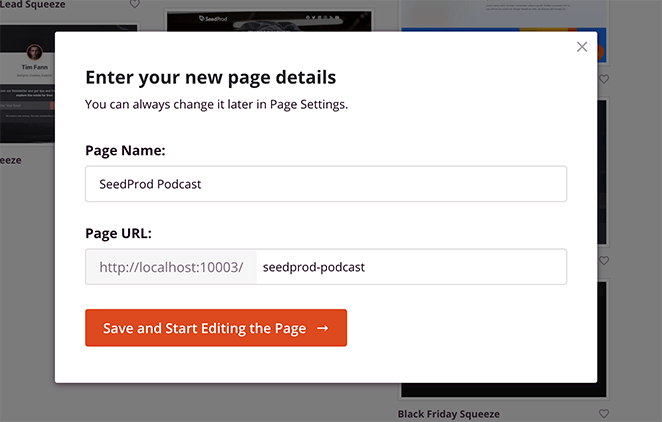 podcast-landing-page-name - SeedProd name your podcast landing page