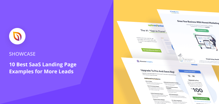 10 Best SaaS Landing Page Examples for More Leads