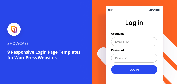 9 Responsive Login Page Templates For
