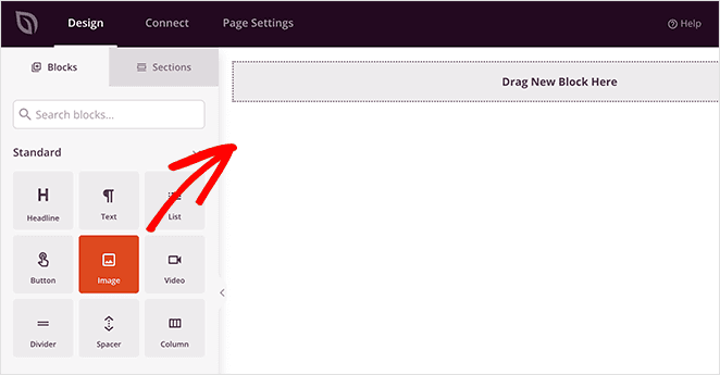 seedprod-image-block - SeedProd Select the SeedProd image block