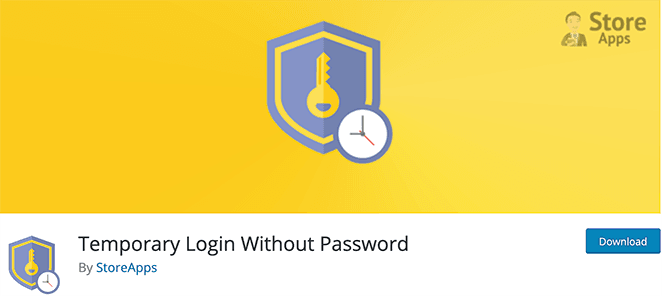 Temporary login without password free WordPress login plugin