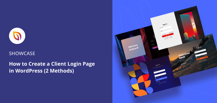 How to Create a Client Login Page in WordPress (2 Methods)