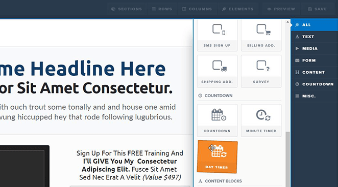 clickfunnels page builder facilité d'utilisation