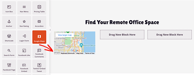 google-maps-block - SeedProd Add the google maps block to your landing page