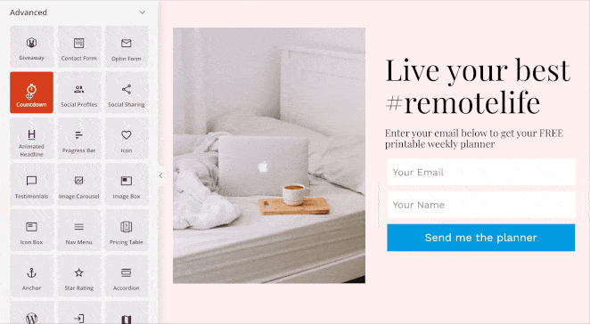 landing-page-countdown-timer - SeedProd Add a countdown timer to your landing page