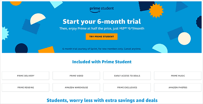 Sample trial website