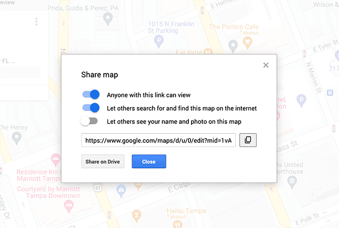 share-custom-google-maps - SeedProd Make Your Google Maps public