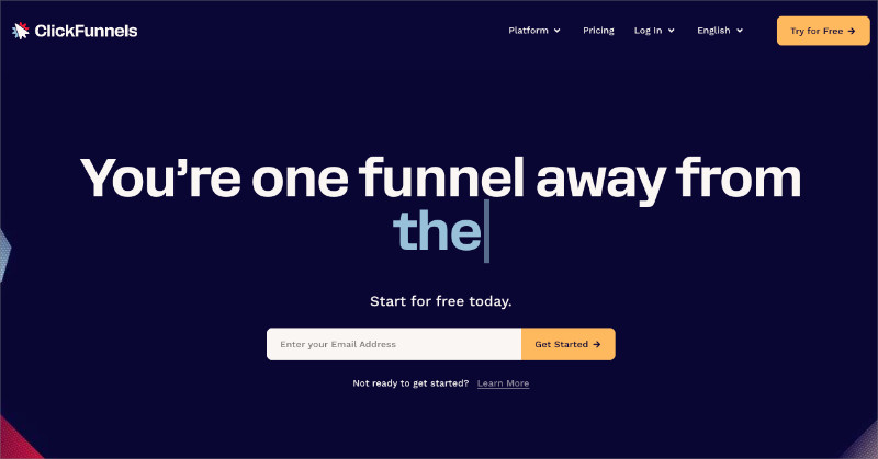 clickfunnels-homepage - SeedProd ClickFunnels sales funnel builder for creating multi-step funnels and checkout flows