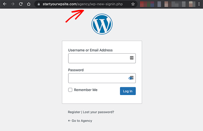 Lorsque vous modifiez l'URL de connexion à l'administration de WordPress sans plugin, vous devez d'abord la tester.