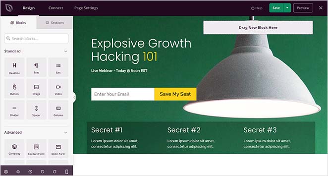 seedprodlandingpagebuilder SeedProd SeedProd drag and drop builder