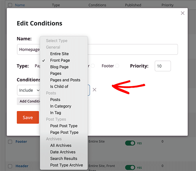 SeedProd advanced conditions