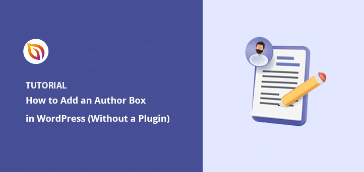 How to Add an Author Box in WordPress (Without a Plugin)