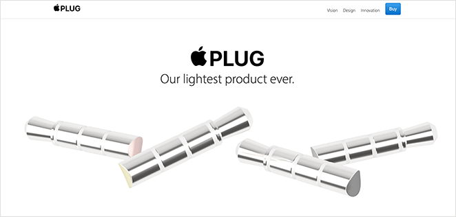 apple plug parody
