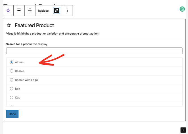 choose-featured-product - SeedProd Choose a featured product to display