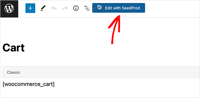 Modifier la page du panier d'achat avec seedprod