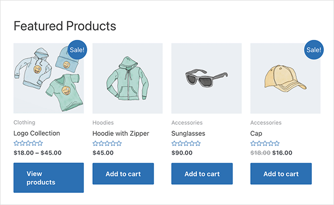 Featured products with the woocommerce shortcode