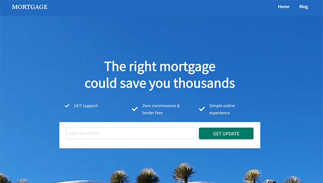 SeedProd mortgage broker responsive real estate WordPress theme