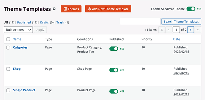 seedprod-woocommerce-pages - SeedProd create woocommerce theme without code