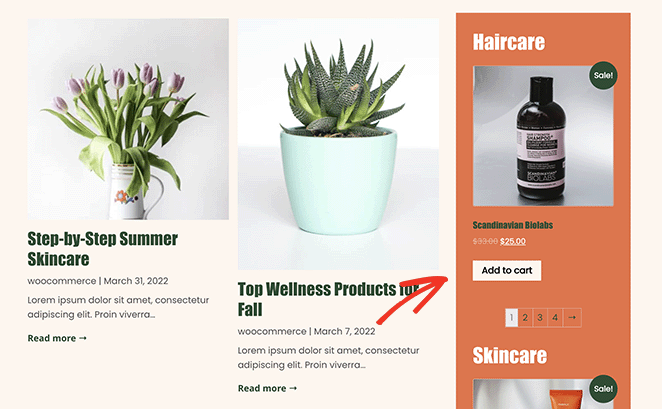 Show WooCommerce Product Categories in the Sidebar