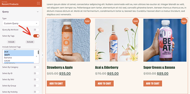 woocommerce-display-product-tags - SeedProd WooCommerce display product tags