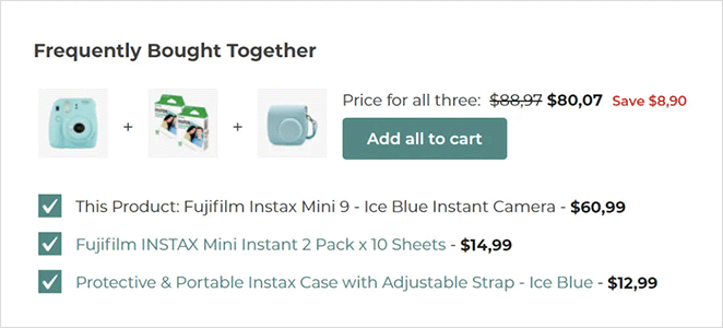 YITH WooCommerce frequently bought together upsell plugin ecommerce
