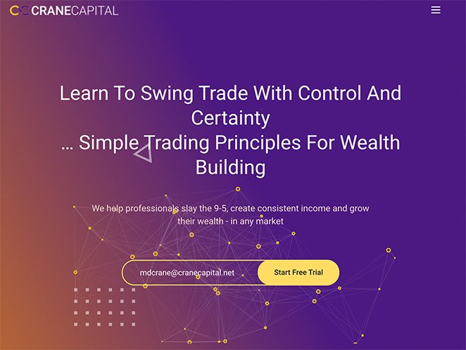 Crane capital mobile friendly website design