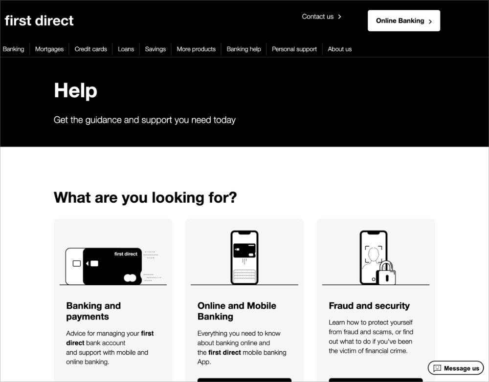 Screenshot - SeedProd First Direct FAQ page example